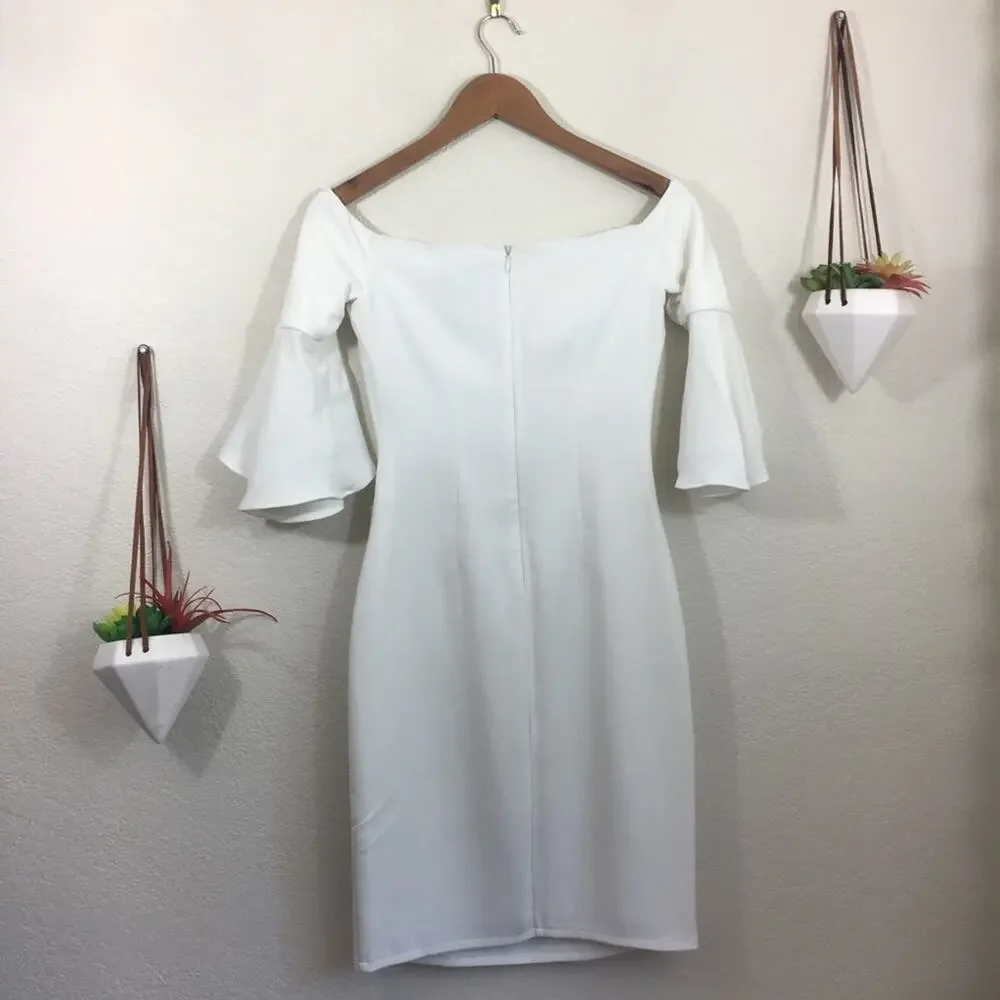 Laundry by shelli segal white bodycon dress 2 - Picture 3 of 7